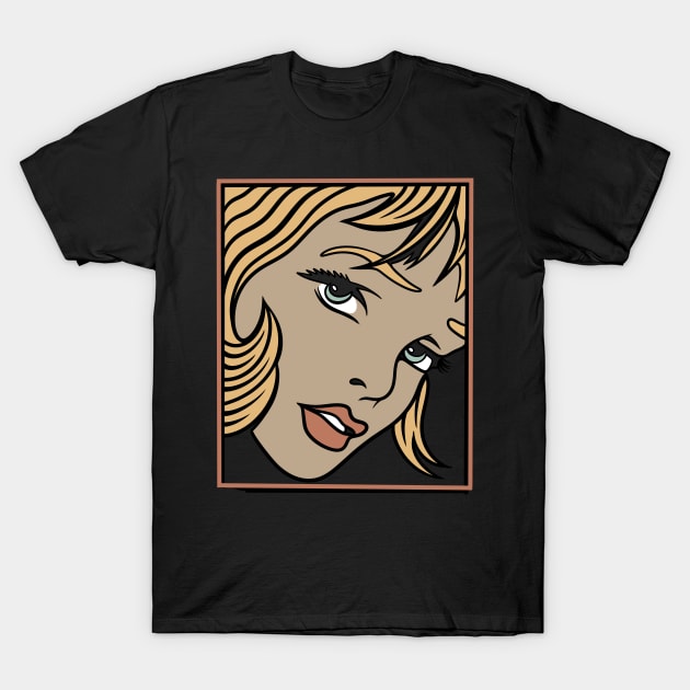 Sad woman T-Shirt by gggraphicdesignnn